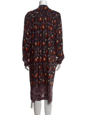 Dries Van Noten Silk Midi Length Dress