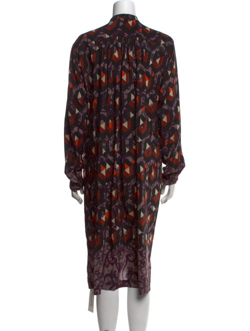 Dries Van Noten Silk Midi Length Dress
