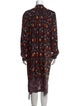 Dries Van Noten Silk Midi Length Dress