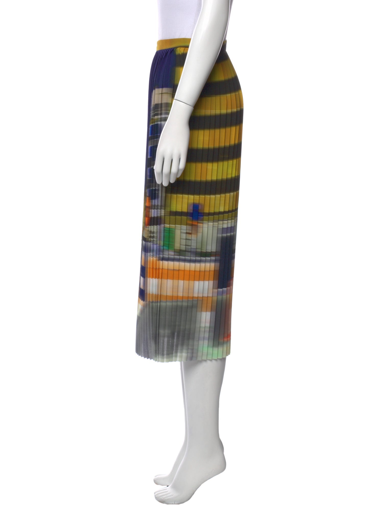 Dries Van Noten Printed Midi Length Skirt