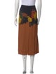 Dries Van Noten Printed Midi Length Skirt