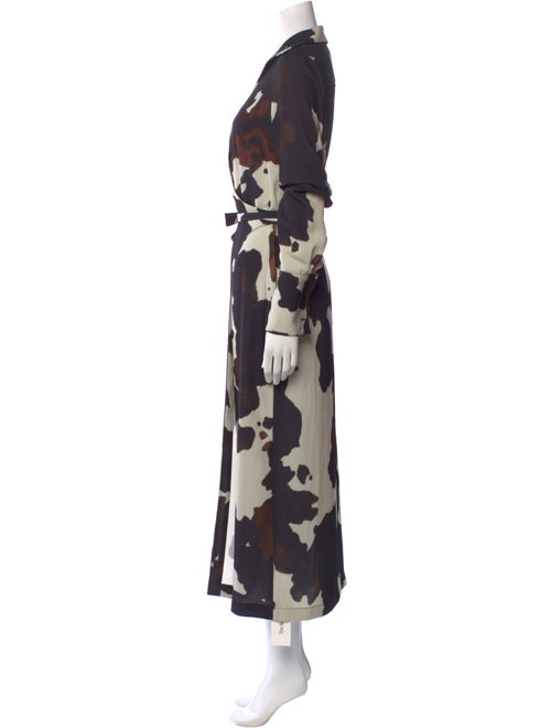 Dries Van Noten Printed Long Dress