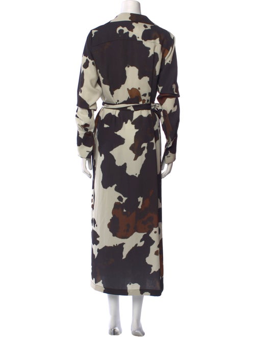 Dries Van Noten Printed Long Dress