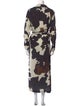 Dries Van Noten Printed Long Dress