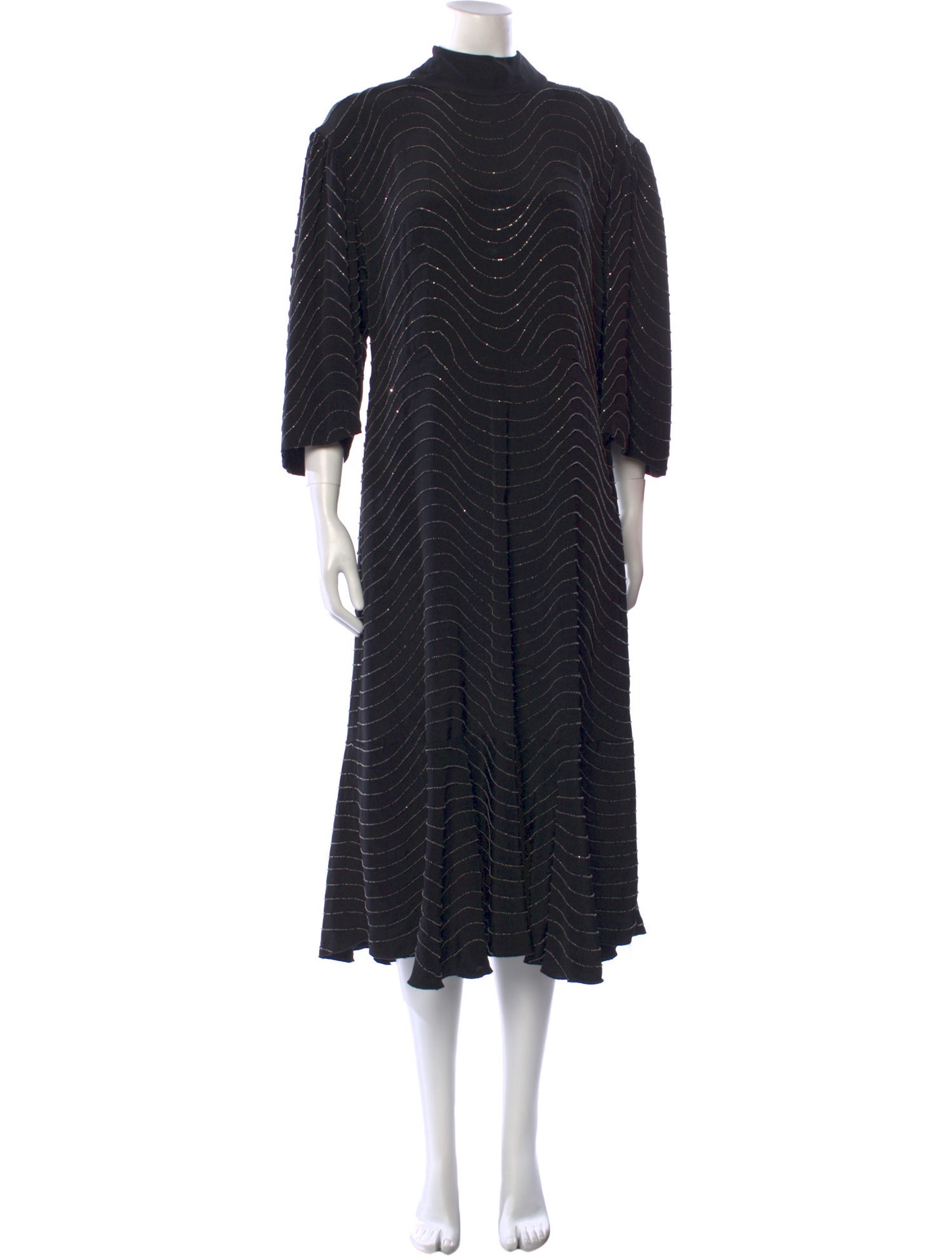 Dries Van Noten Silk Midi Length Dress