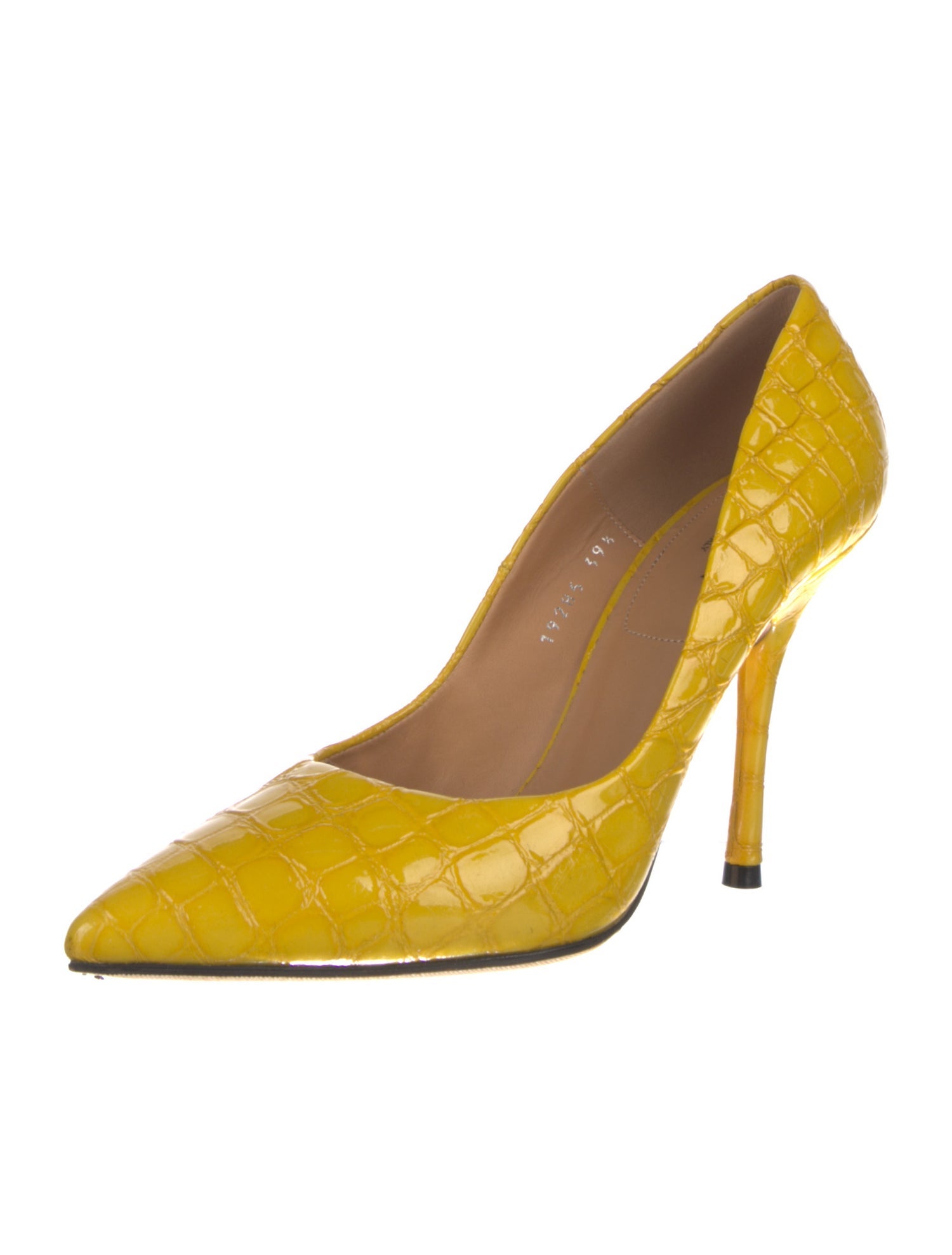 Dries Van Noten Leather Printed Pumps