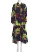 Dries Van Noten Printed Long Dress