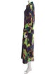 Dries Van Noten Printed Long Dress