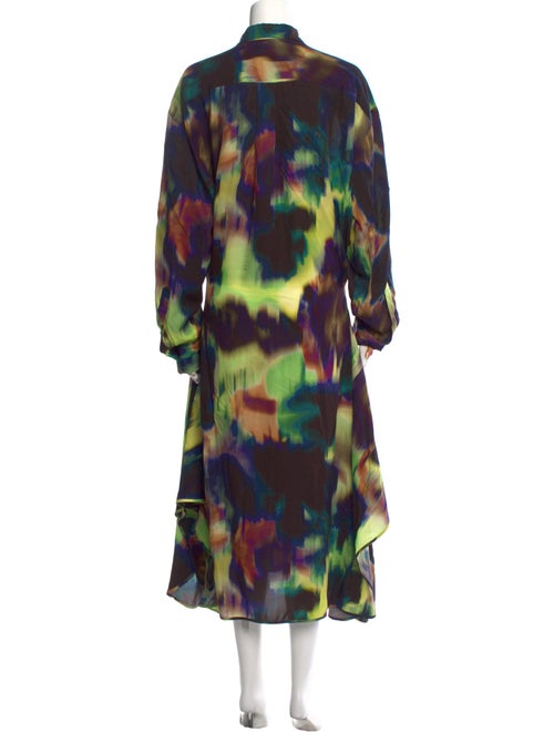 Dries Van Noten Printed Long Dress