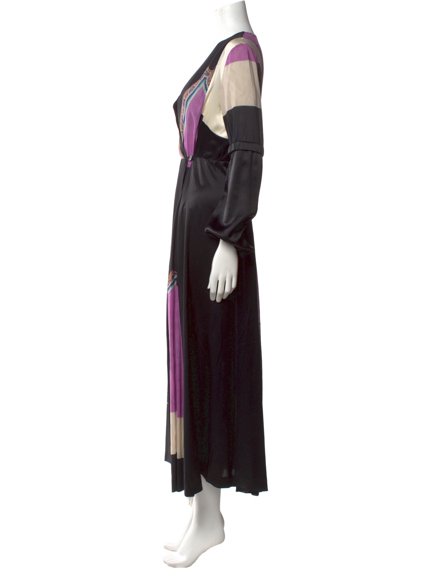 Dries Van Noten Silk Long Dress