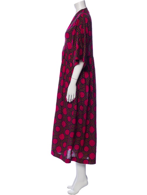 Dries Van Noten Printed Long Dress
