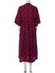 Dries Van Noten Printed Long Dress