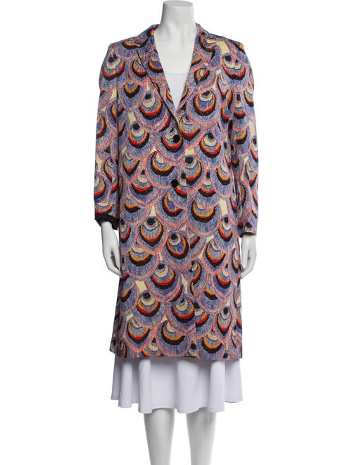 Dries Van Noten Printed Trench Coat