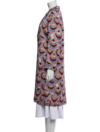 Dries Van Noten Printed Trench Coat