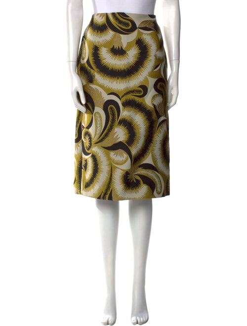 Dries Van Noten Printed Knee-Length Skirt