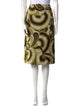 Dries Van Noten Printed Knee-Length Skirt