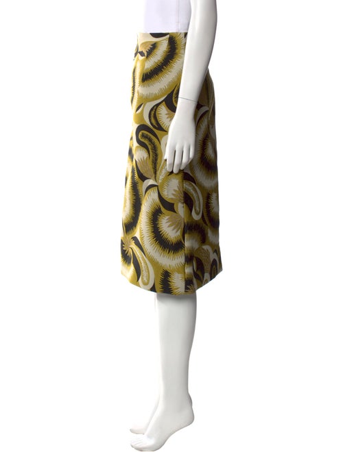 Dries Van Noten Printed Knee-Length Skirt