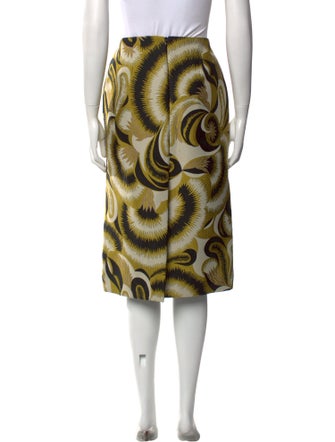 Dries Van Noten Printed Knee-Length Skirt