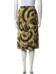 Dries Van Noten Printed Knee-Length Skirt