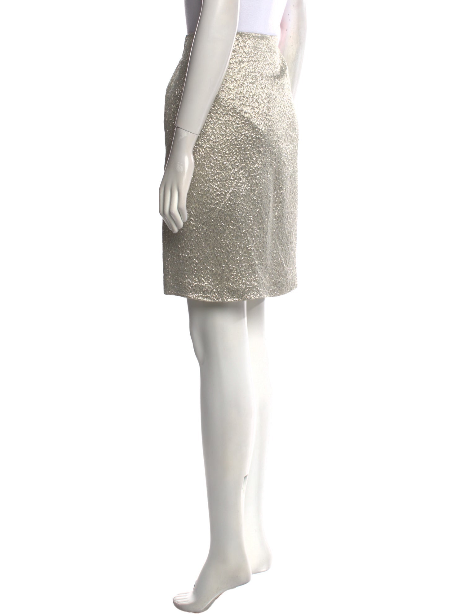 Dries Van Noten Silk Knee-Length Skirt