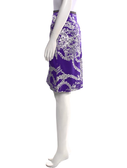 Dries Van Noten Embroidered Accent Knee-Length Skirt