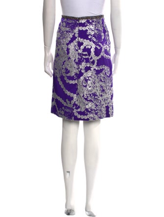 Dries Van Noten Embroidered Accent Knee-Length Skirt