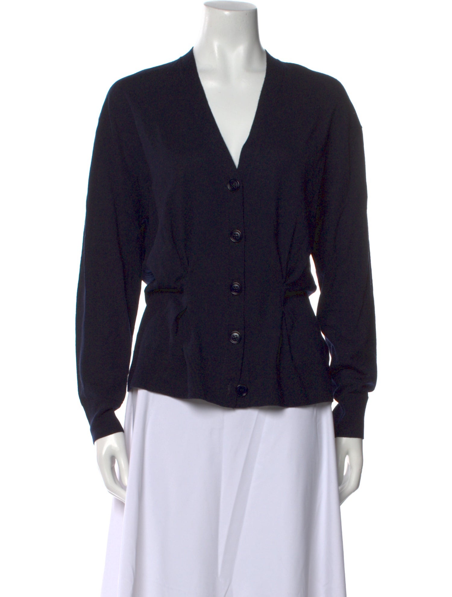 Dries Van Noten Merino Wool V-Neck Sweater