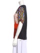 Dries Van Noten Printed Scoop Neck Blouse