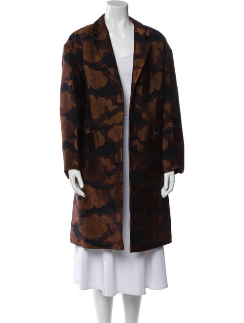 Dries Van Noten Floral Print Coat