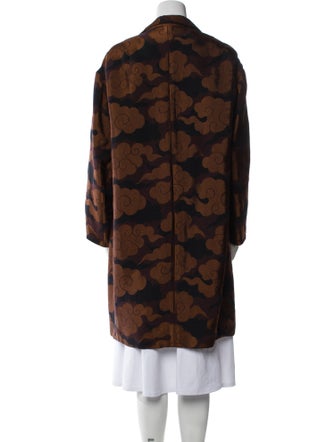 Dries Van Noten Floral Print Coat