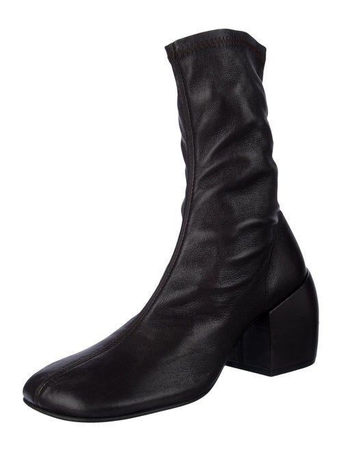 Dries Van Noten Leather Sock Boots