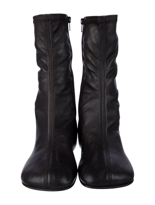 Dries Van Noten Leather Sock Boots