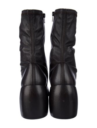 Dries Van Noten Leather Sock Boots
