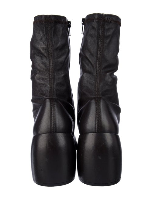 Dries Van Noten Leather Sock Boots