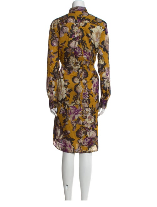 Dries Van Noten Floral Print Midi Length Dress