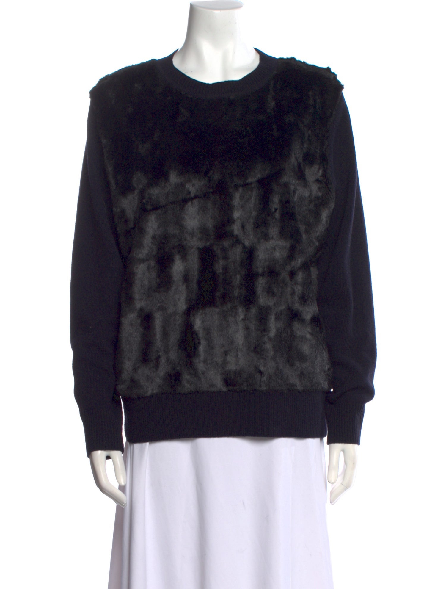 Dries Van Noten Merino Wool Printed Sweater w/ Tags
