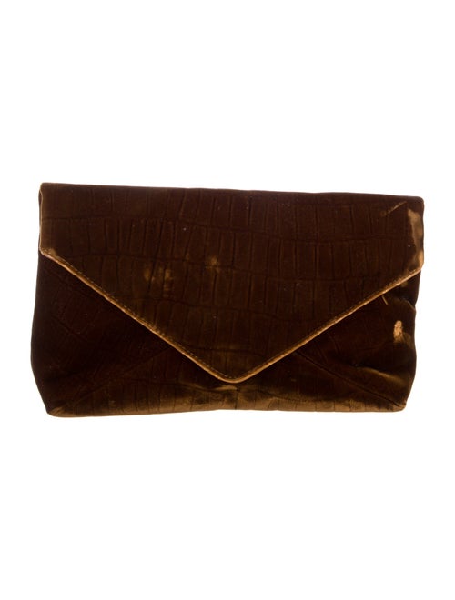 Dries Van Noten Velvet Clutch