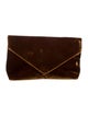 Dries Van Noten Velvet Clutch
