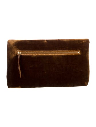 Dries Van Noten Velvet Clutch