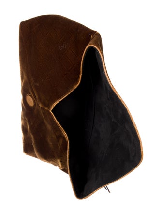 Dries Van Noten Velvet Clutch