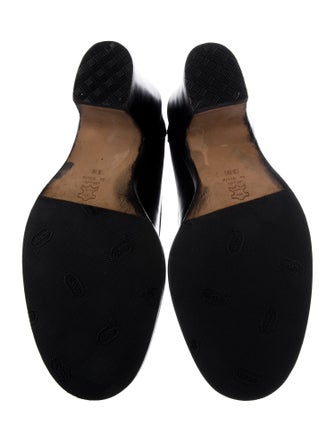 Dries Van Noten Leather Lasercut Accents Pumps