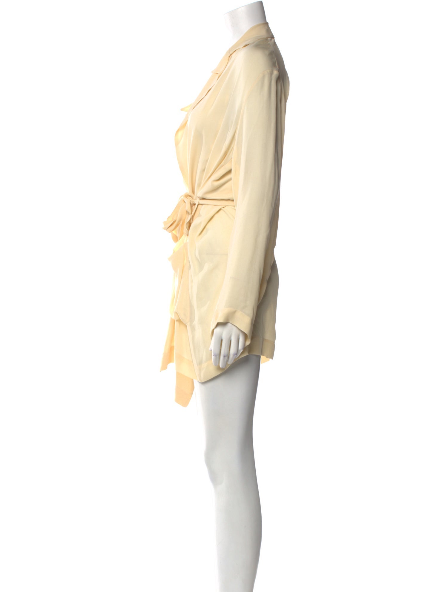 Dries Van Noten Silk V-Neck Tunic