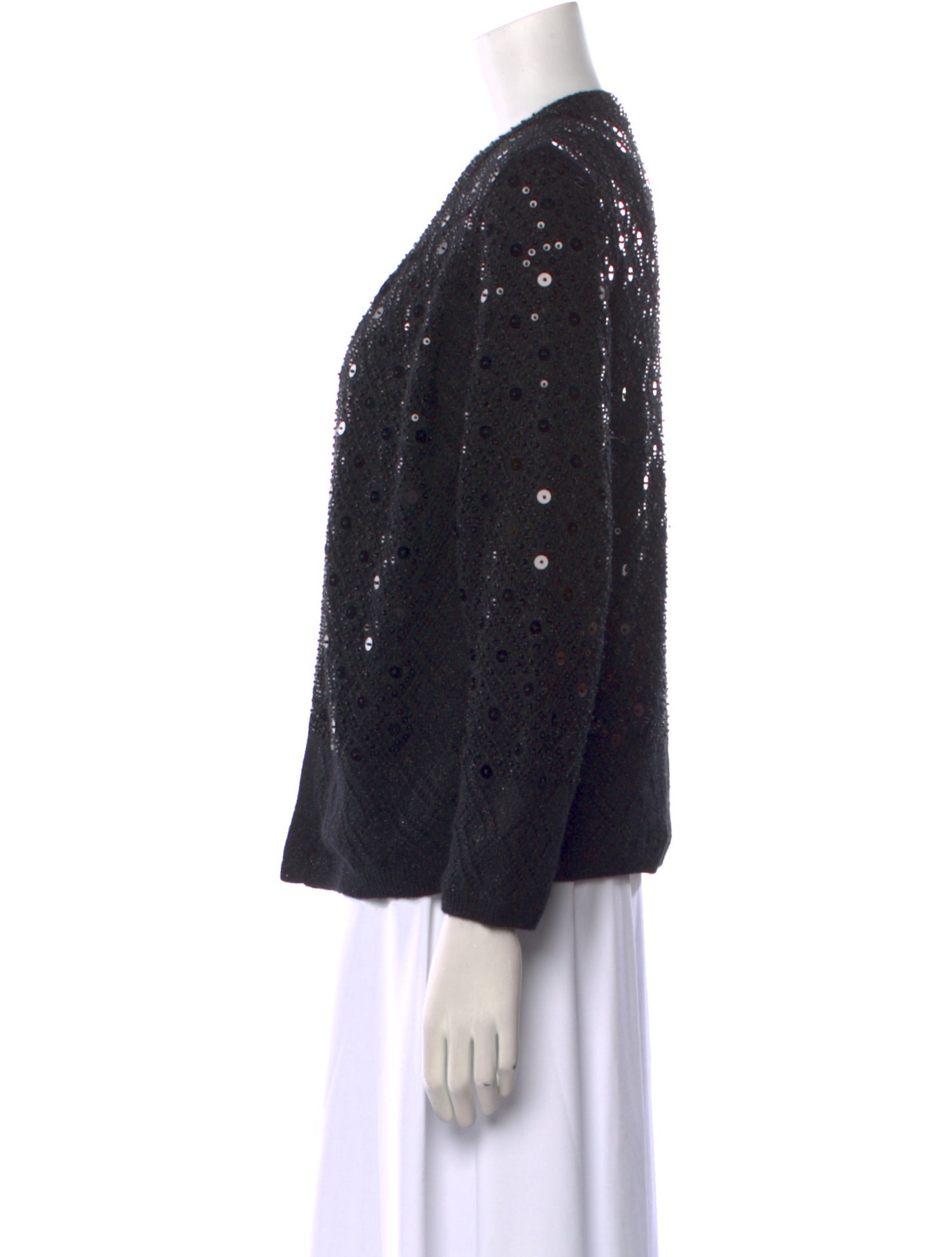 Dries Van Noten Cashmere Open Front Sweater