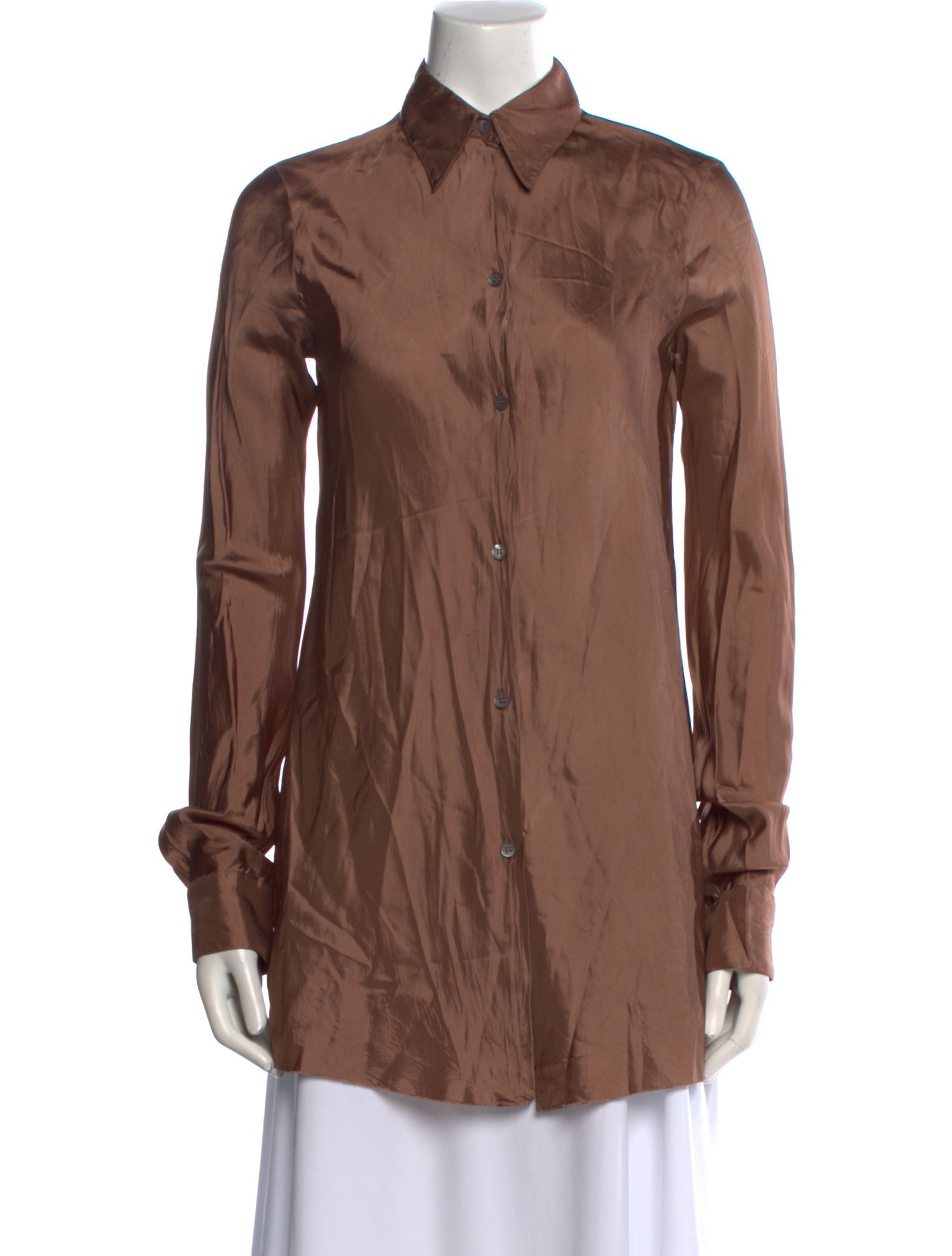 Dries Van Noten Long Sleeve Button-Up Top w/ Tags