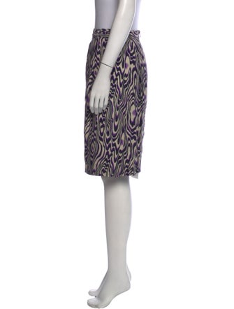 Dries Van Noten Printed Knee-Length Skirt