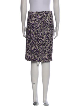 Dries Van Noten Printed Knee-Length Skirt