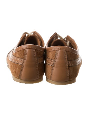 Dries Van Noten Suede Leather Trim Embellishment Sneakers