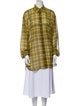Dries Van Noten Plaid Print Long Sleeve Tunic