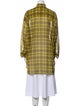 Dries Van Noten Plaid Print Long Sleeve Tunic