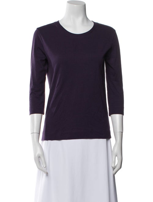 Dries Van Noten Scoop Neck Three-Quarter Sleeve T-Shirt